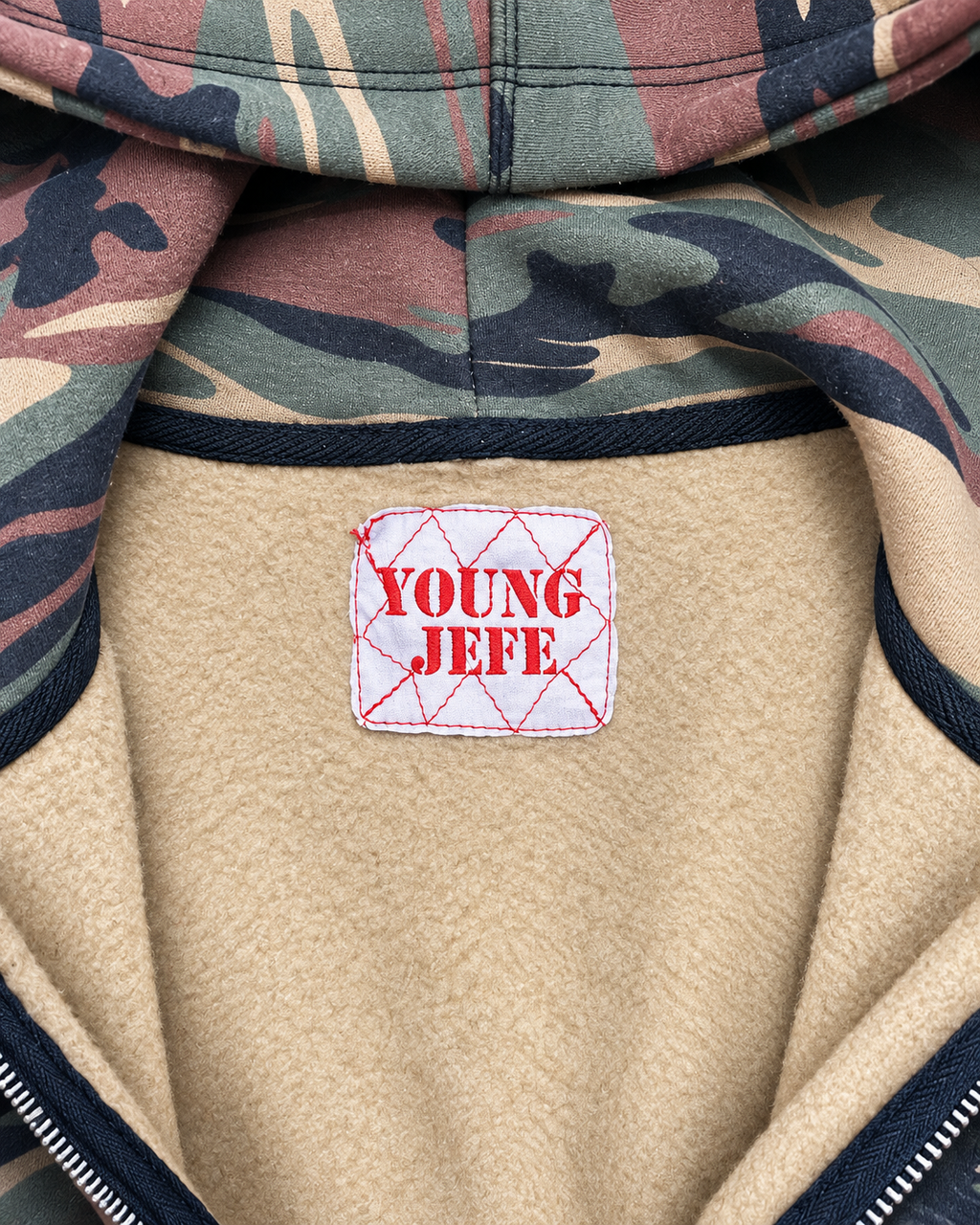 CAMO ZIP HOODIE