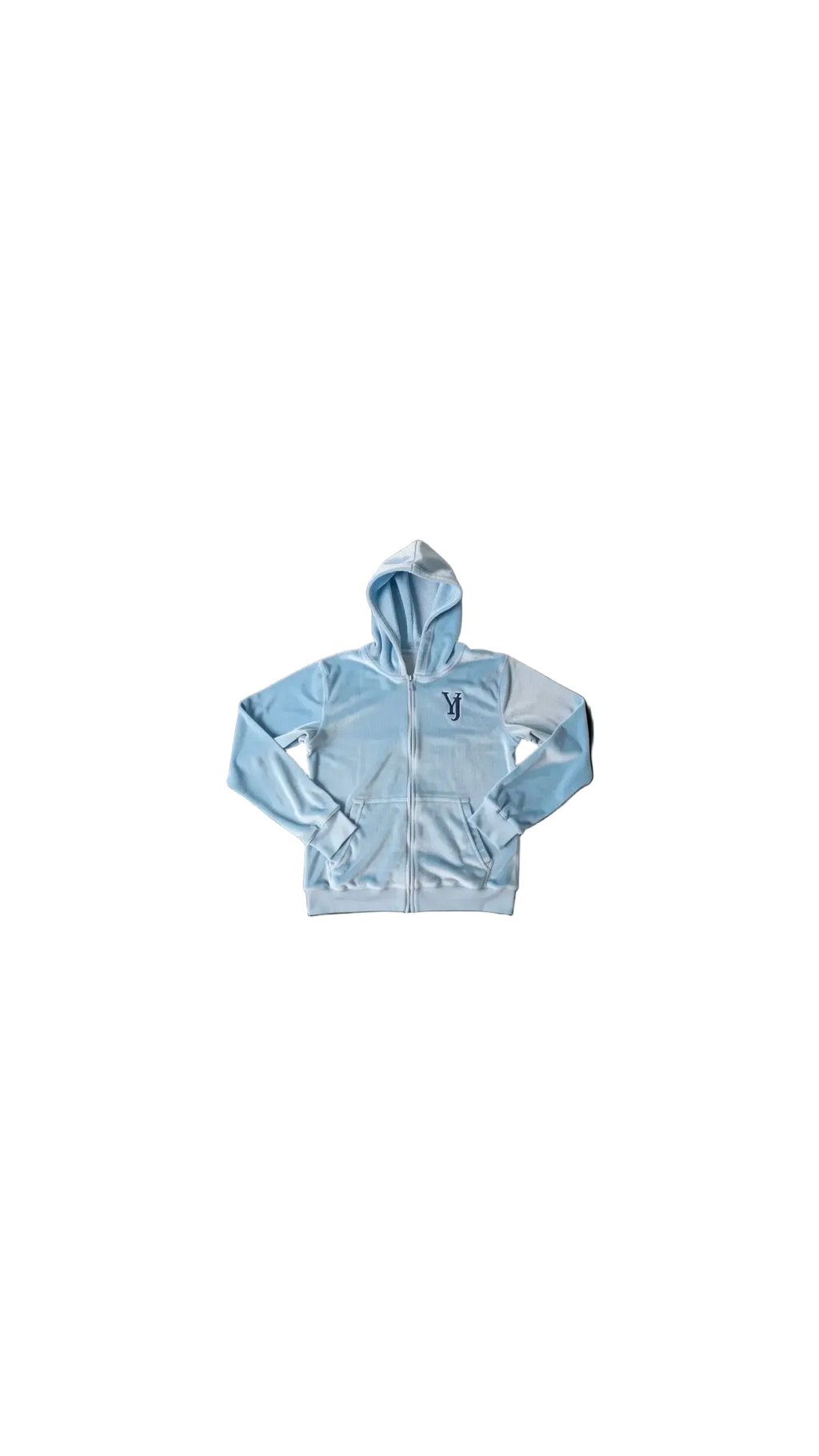 VELOUR ZIP HOODIE