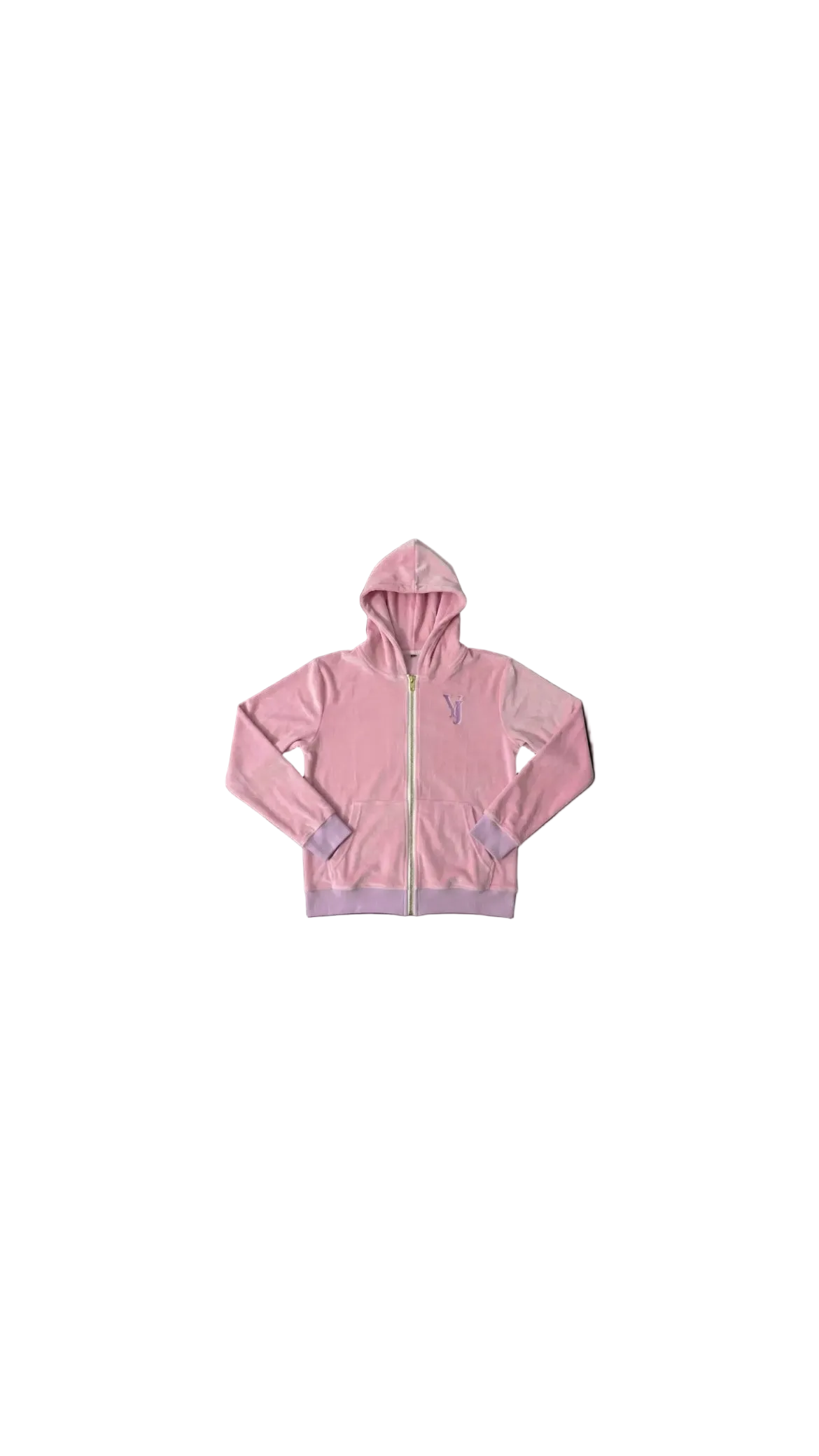 VELOUR ZIP HOODIE