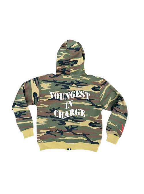 CAMO ZIP HOODIE